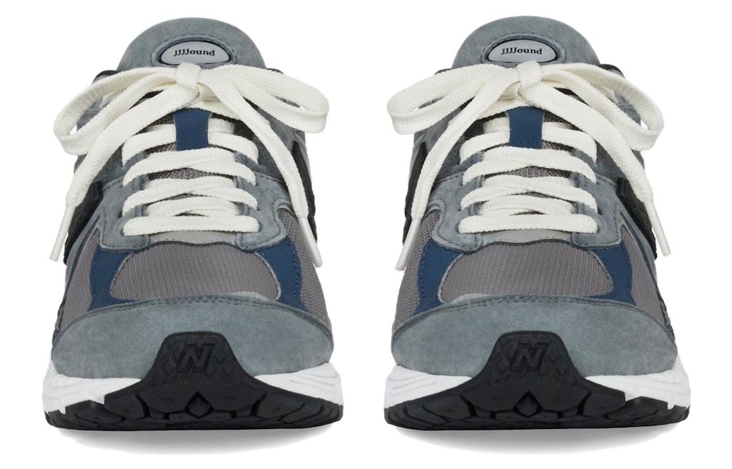 Кроссовки X JJJJound 2002R 'Storm Blue' New Balance, серо-синие черные — фото 2
