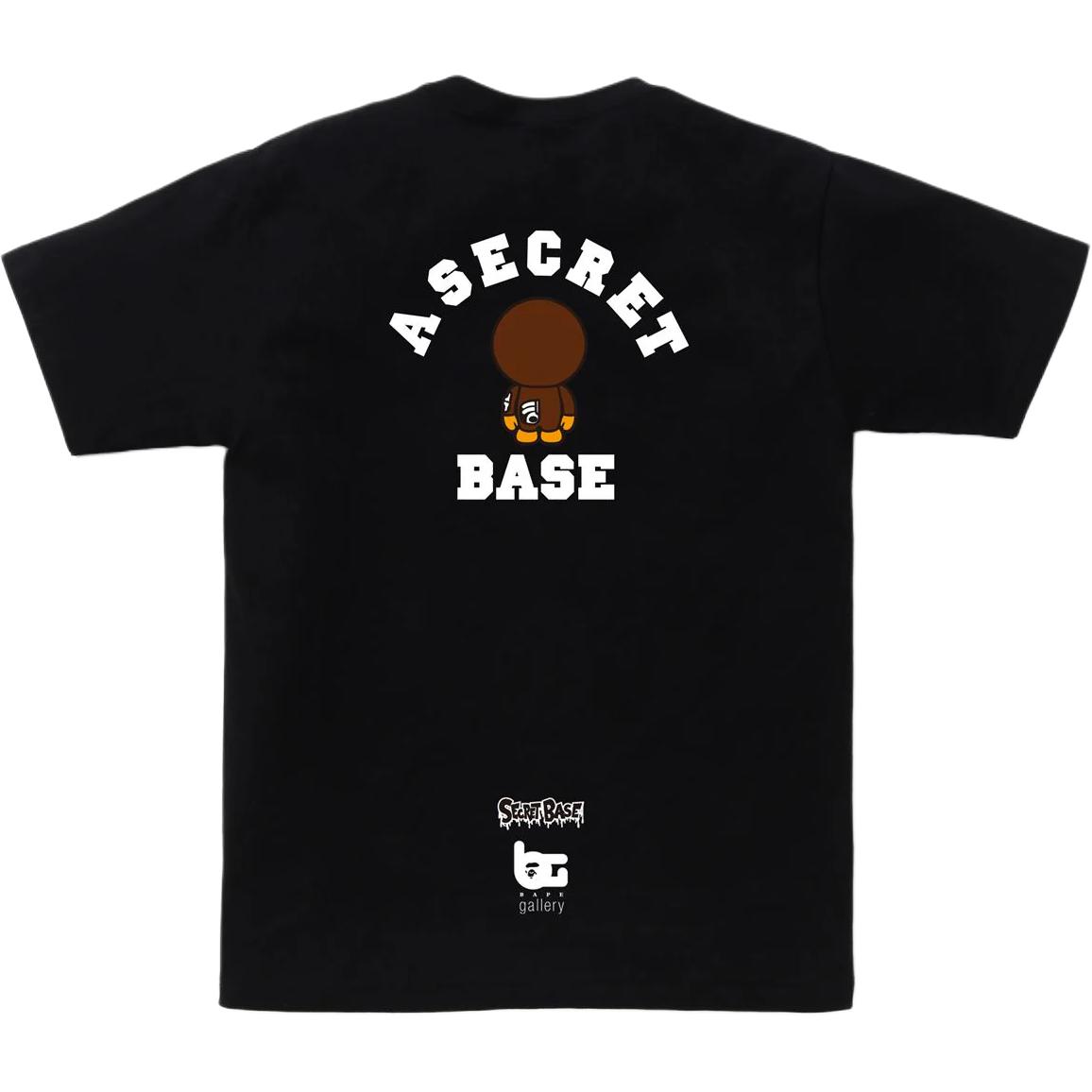 Футболка Bape Gallery X Hiddy A BATHING APE, черный камуфляж — фото 3