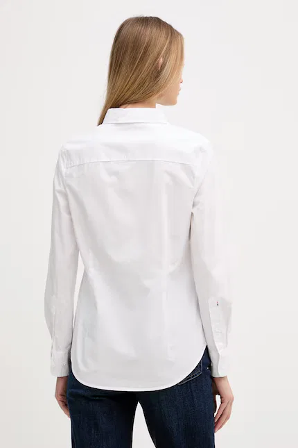 Рубашка классическая Classic Fit Poplin U.S. Polo Assn., белый — фото 3