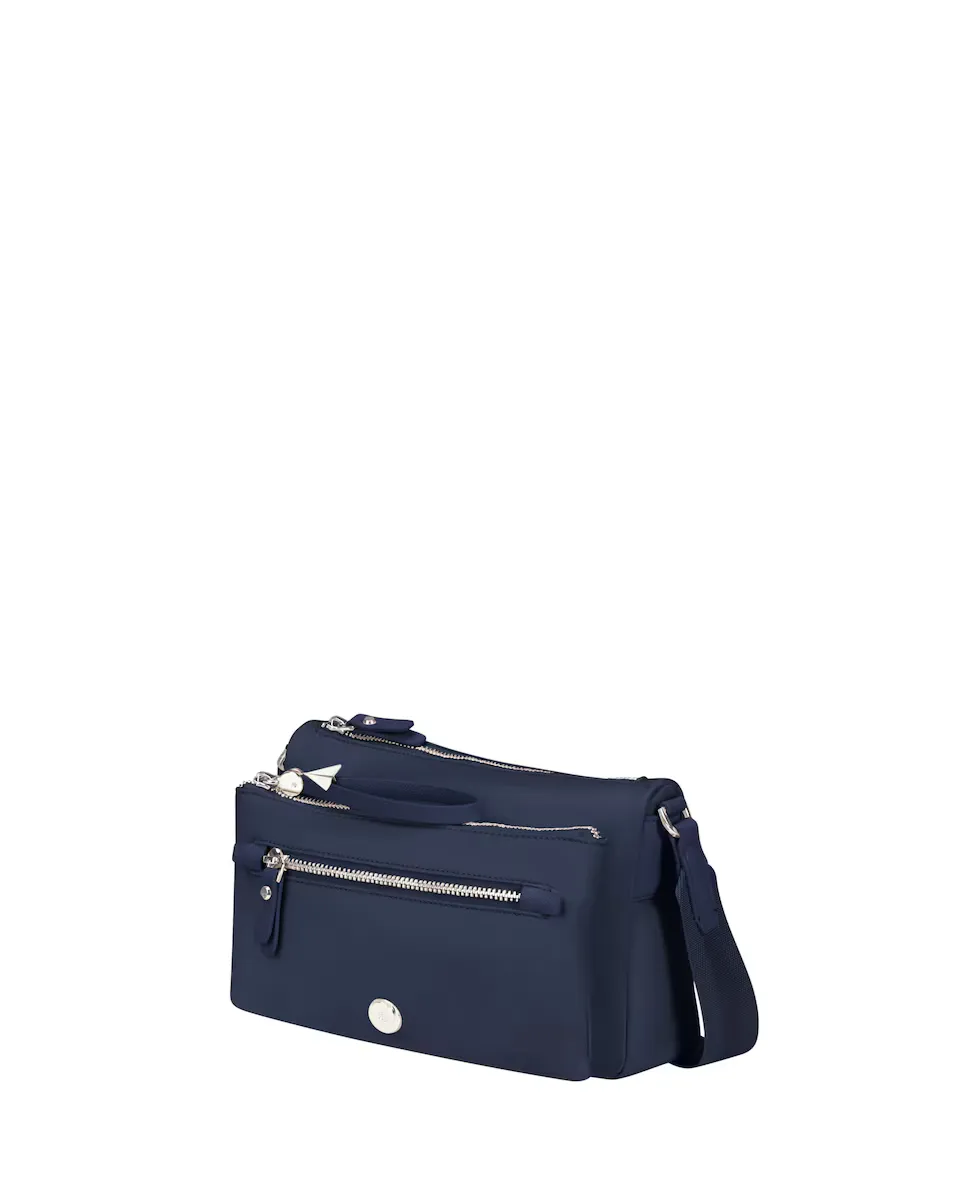 

Персонализируемая сумка через плечо Karissa Evo Samsonite, индиго
