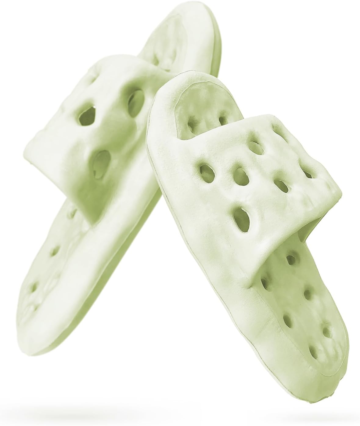 

Летние и зимние кроссовки Foam Runners для мужчин и женщин, платформенные сандалии-подушки, Шлепацы, тапочки без застежки, спортивные слайды Foam Runners Generic, зеленый