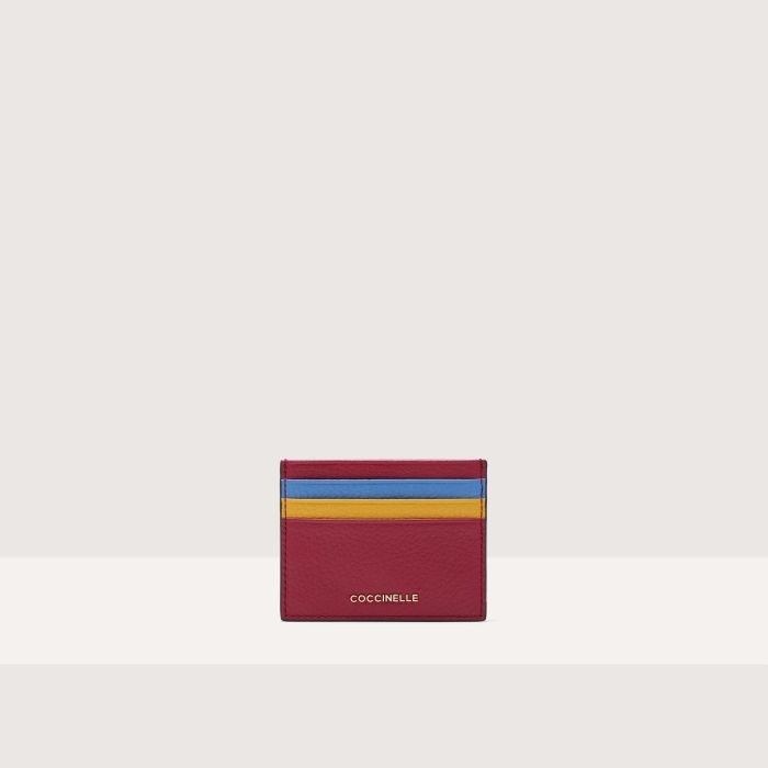 

Кошелек Coccinelle Metallic Tricolor, цвет Sangria/Azul/Soleado