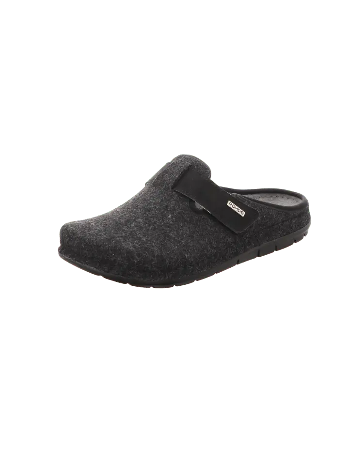 

Тапочки ROHDE Winter Pantoffel Textil Rodigo, черный