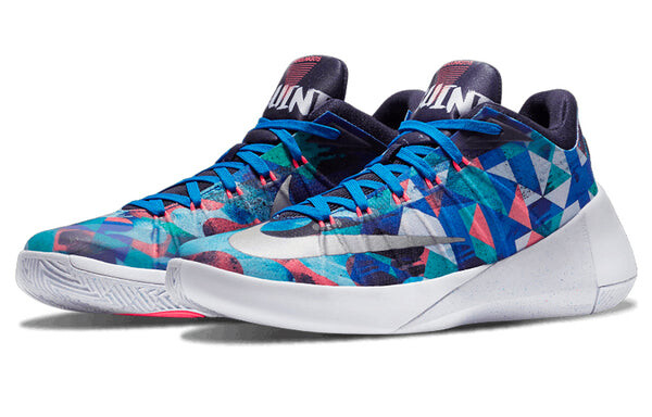 Кроссовки hyperdunk 2015 низкие Nike, синий — фото 3