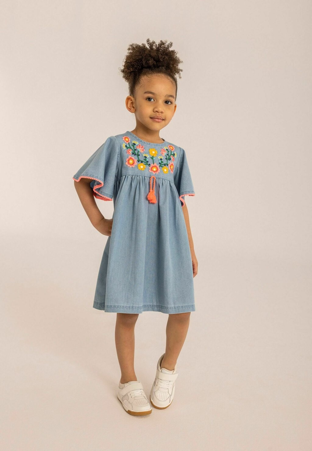 

Джинсовое платье OVERSIZE SLEEVES MINOTI, цвет blue