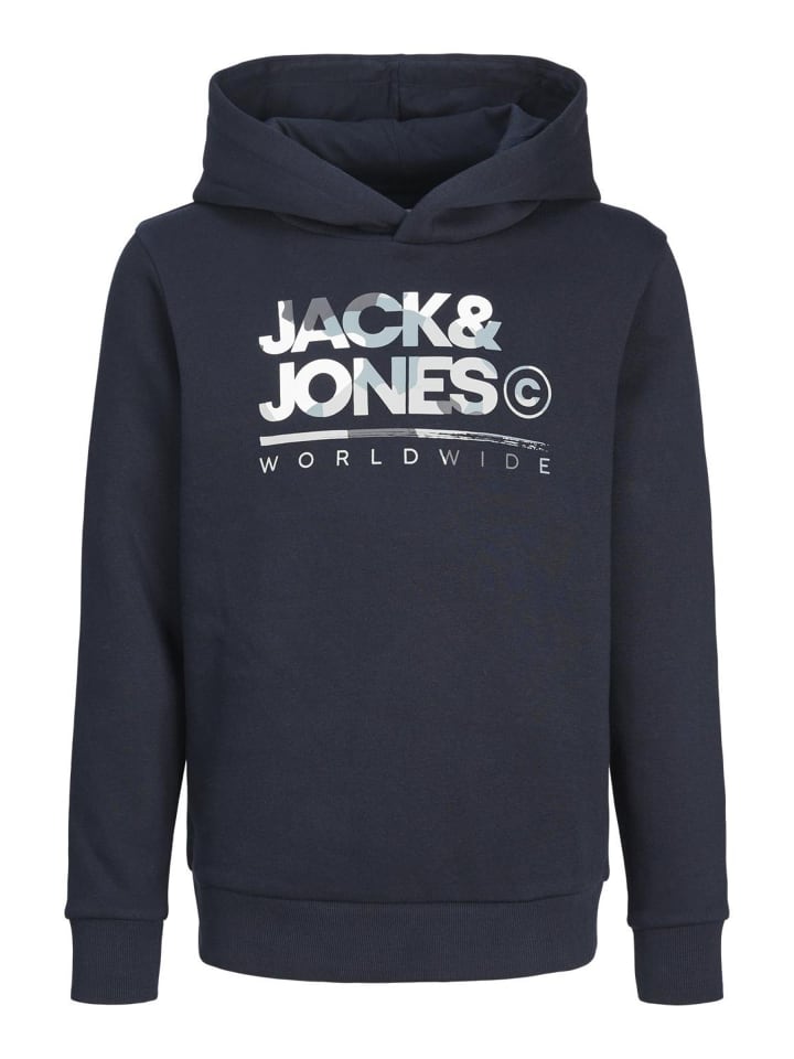 

Толстовка с капюшоном Jack & Jones, темно-синий