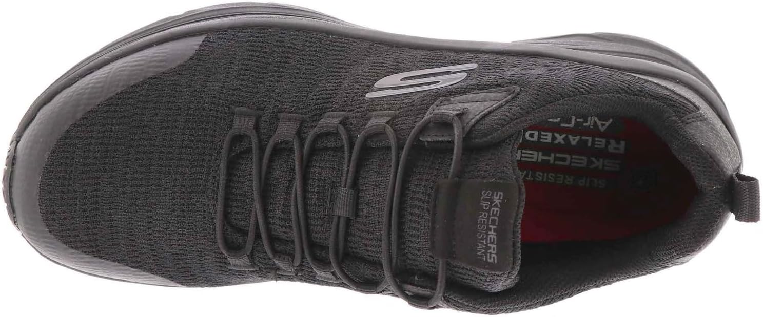 Мужские рабочие туфли Skechers Luxir, черный — фото 3