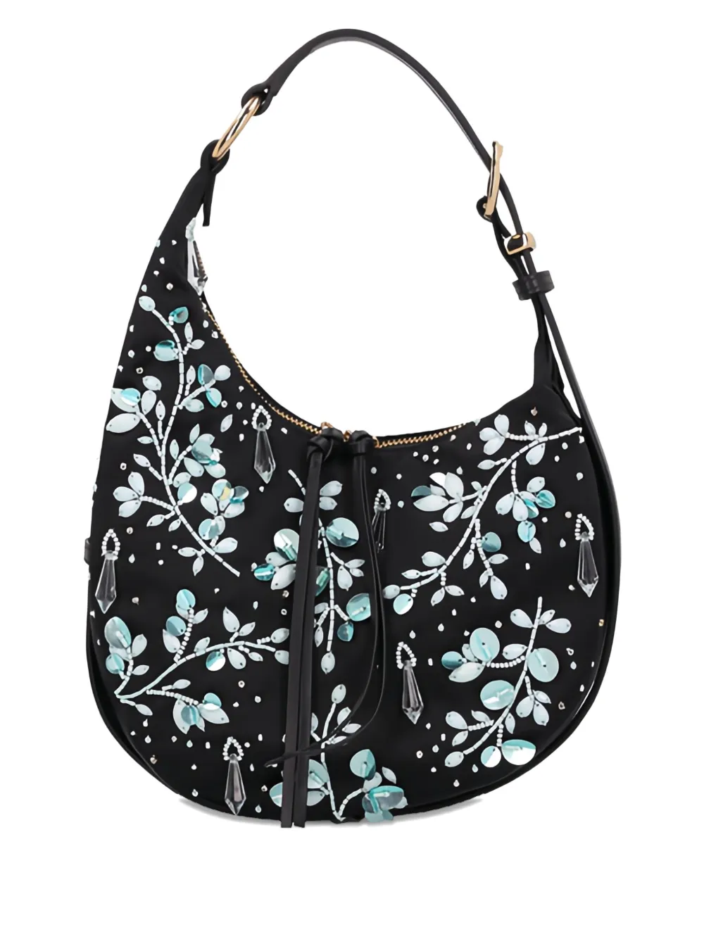 

Сумка на плечо, украшенная пайетками Des Phemmes, черный