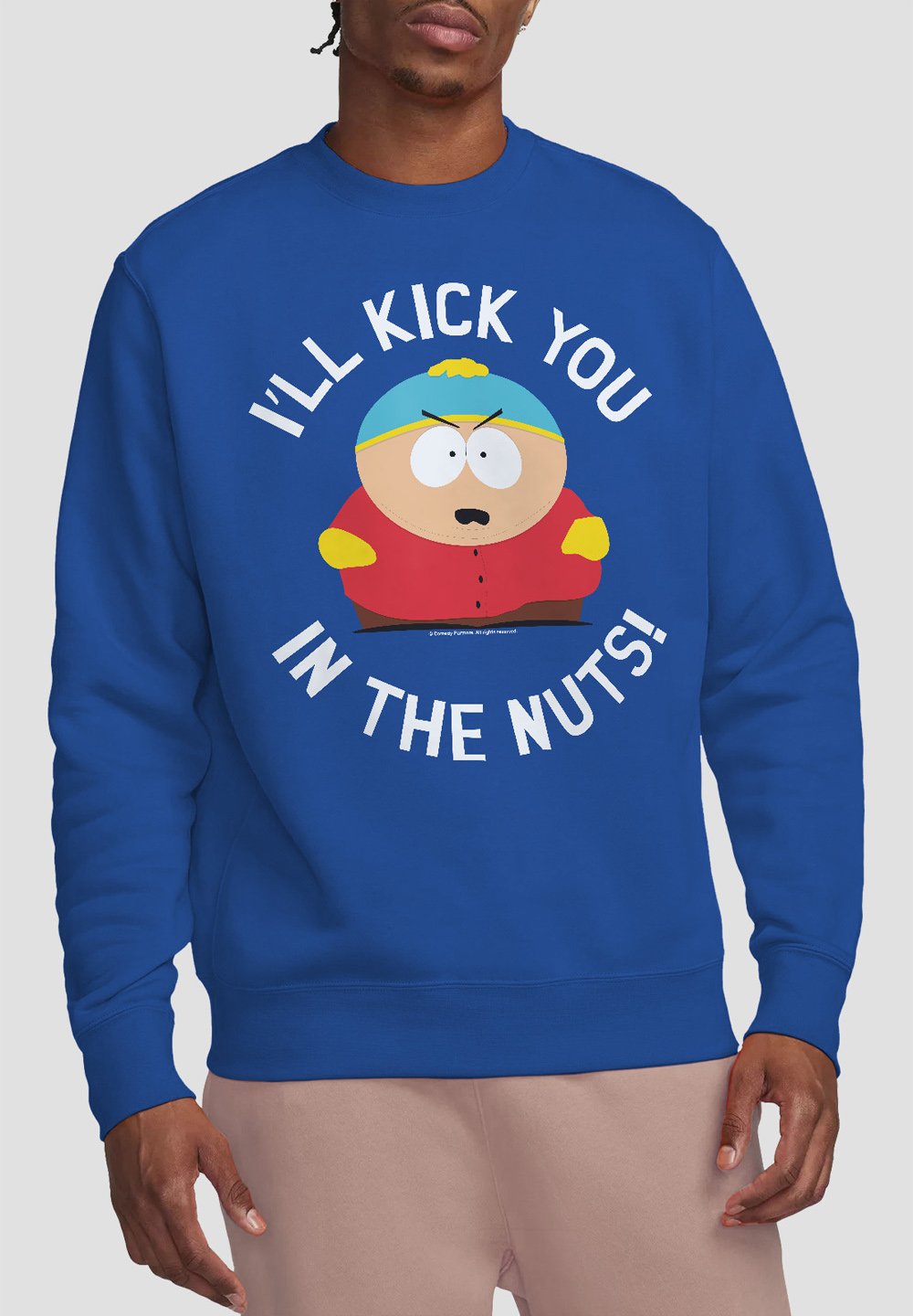 

Толстовка SOUTH PARK KICK YOU IN THE NUTS Cotton Soul, синий