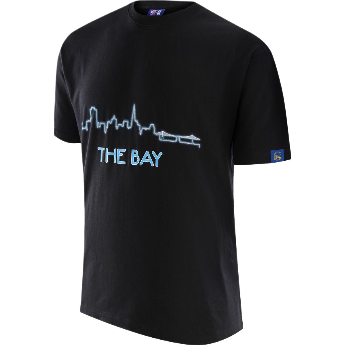 

NBA Футболка Warriors Team мужская black, Черный, NBA Футболка Warriors Team мужская black