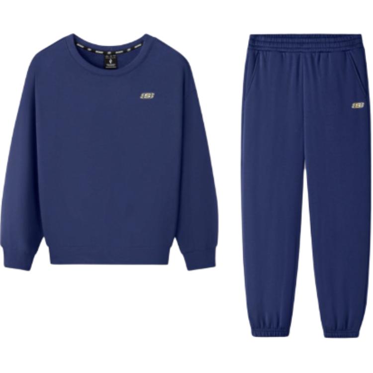

Skechers Свитшот сет мужской Marine Blue/00DU Crew Neck Moderate