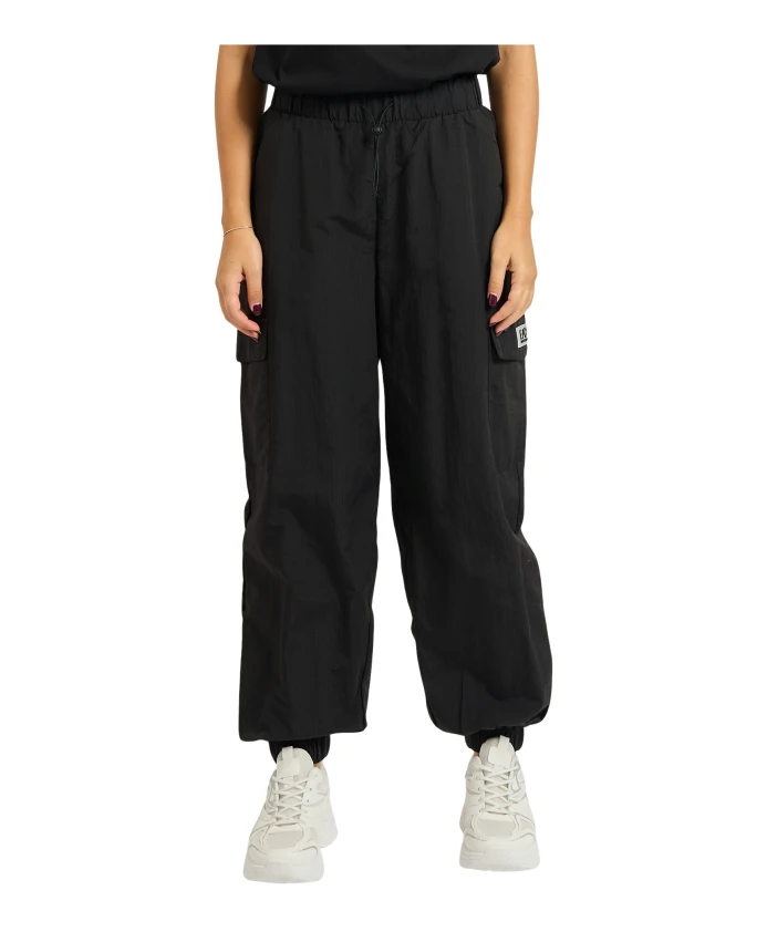 

Современные спортивные нейлоновые брюки-карго Emporio Armani, черный