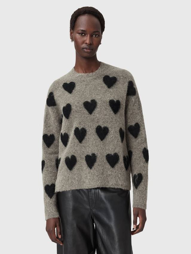 

Свитер Amora из шерстяной смести с круглым вырезом AllSaints