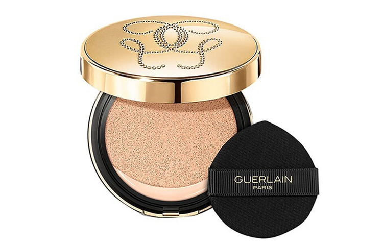 GUERLAIN Jiaolan золотой алмазный весенний лимитированный золотой эйр-кашон увлажняющий выравнивающий тон кожи маскирующий солнцезащитный 14,5г — фото 2