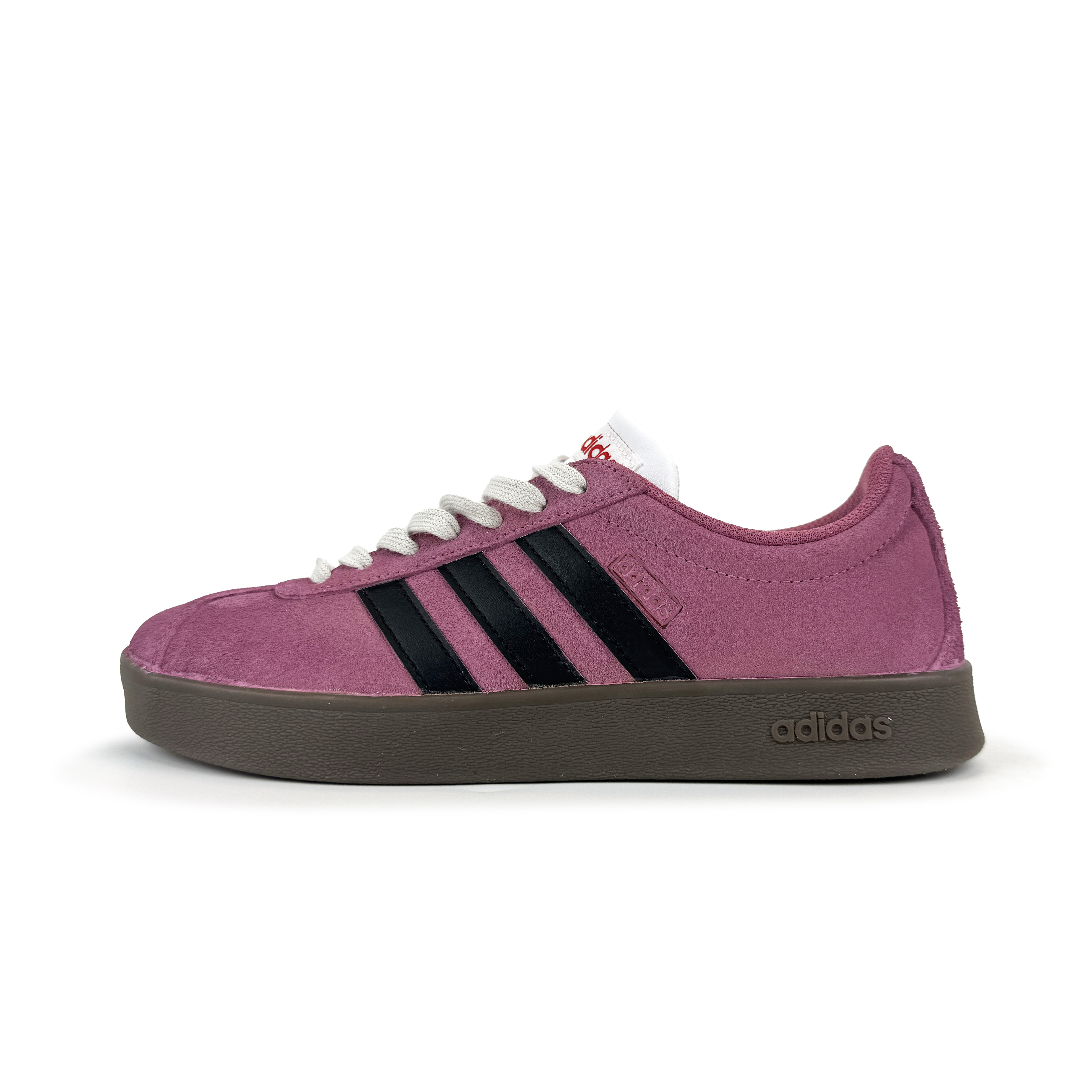 

Кроссовки adidas neo Vl Court Skateboarding Shoes Unisex Low-top Black/pink, черный/розовый