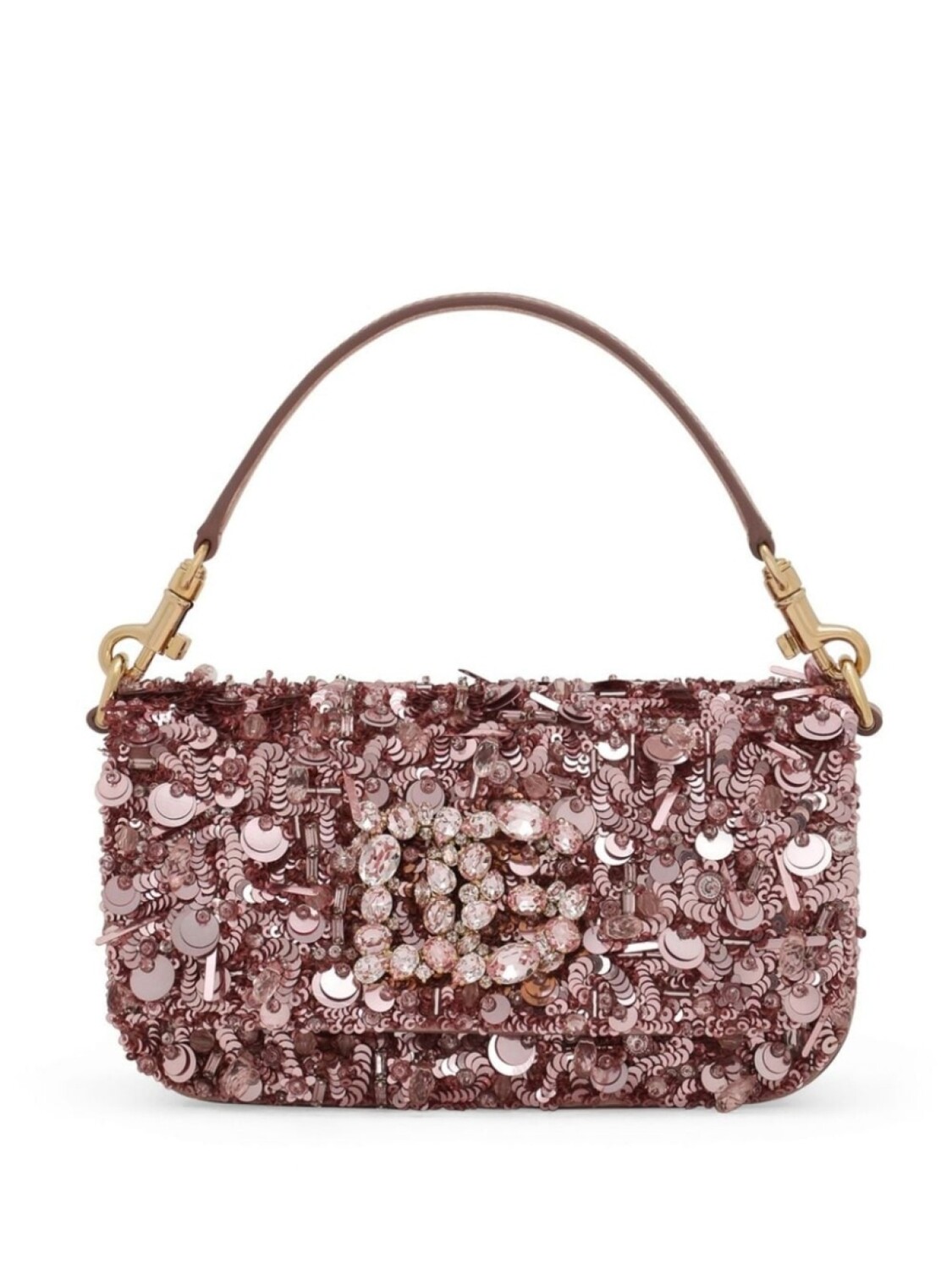 

Dolce & Gabbana сумка-тоут с пайетками, розовый