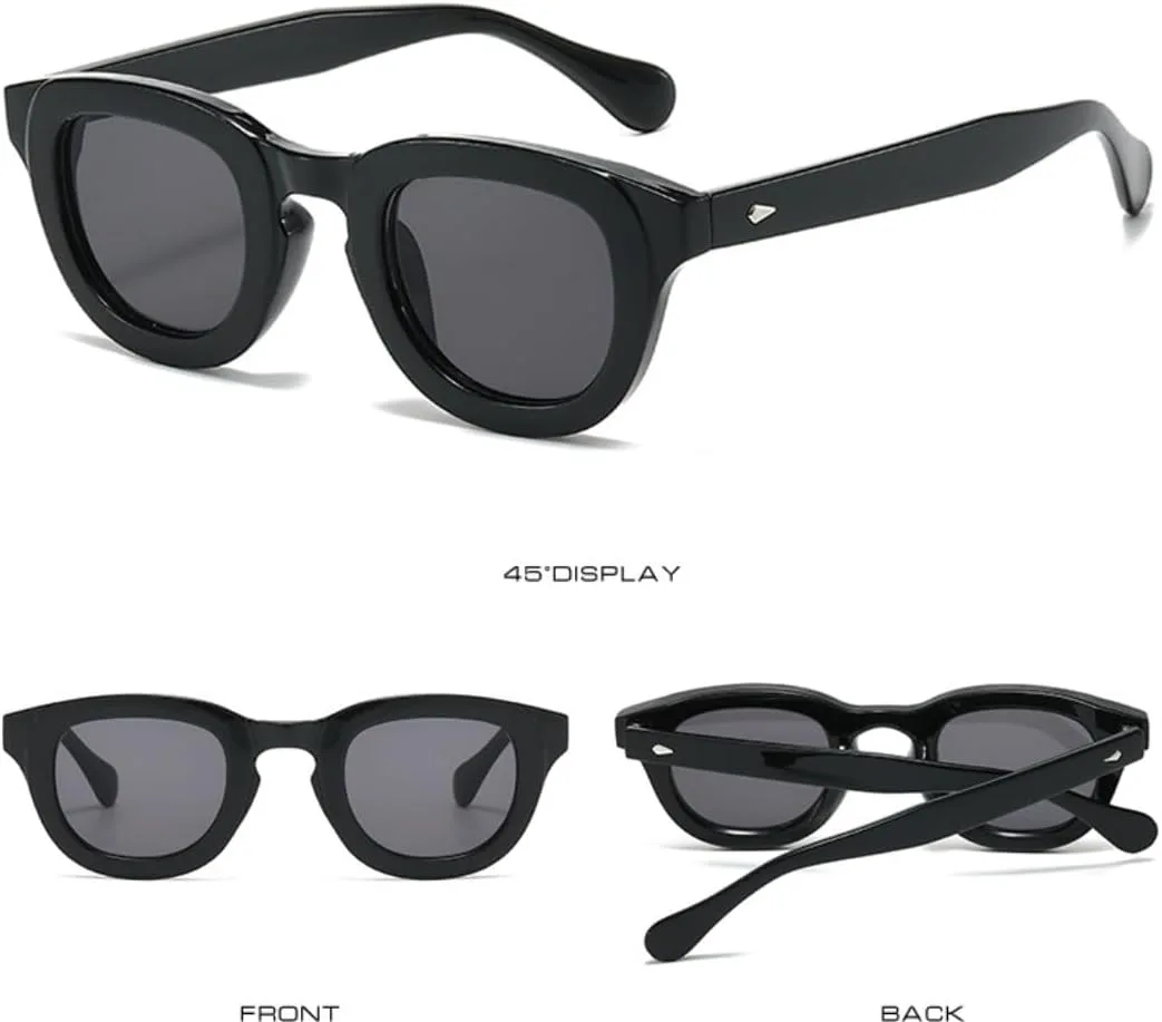 

Мужские солнцезащитные очки в стиле ретро с прямоугольными заклепками, градиентный дизайн, защита от УФ-излучения UV400, оливковый цвет VFDHN, Huigreencha