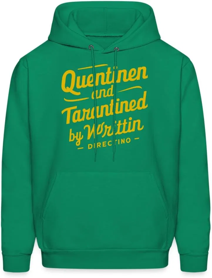 Quentinen and Tarantined by Writtin Directino Винтажный мем Унисекс худи, идеально для любителей интернет-мемов Generic, красный — фото 4