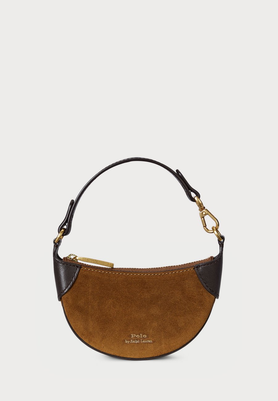 

Кошелек Polo Ralph Lauren POLO ID LEATHER TRIM SUEDE CARD CASE, Maple/Tobacco/Brown