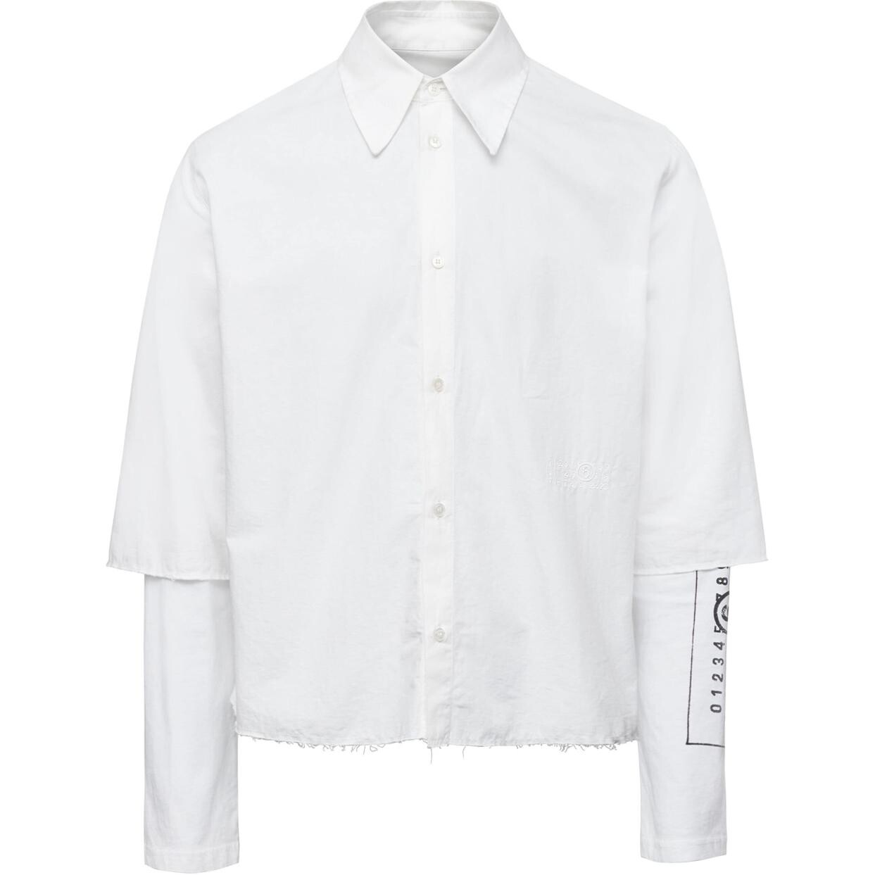 

Рубашка мужская оптически белая Mm6 Maison Margiela, белый