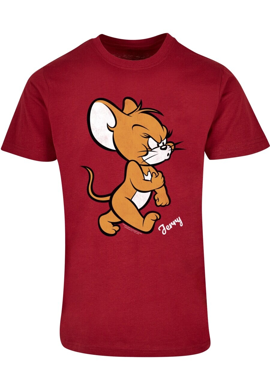 

Классическая футболка ABSOLUTE CULT Shirt Tom & Jerry Angry Mouse, бордовый