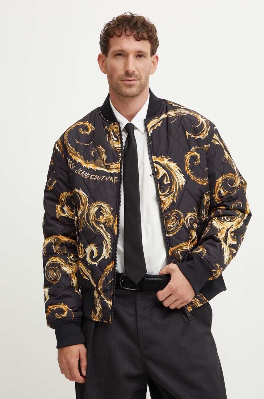 

Двусторонний бомбер Versace Jeans Couture, черный
