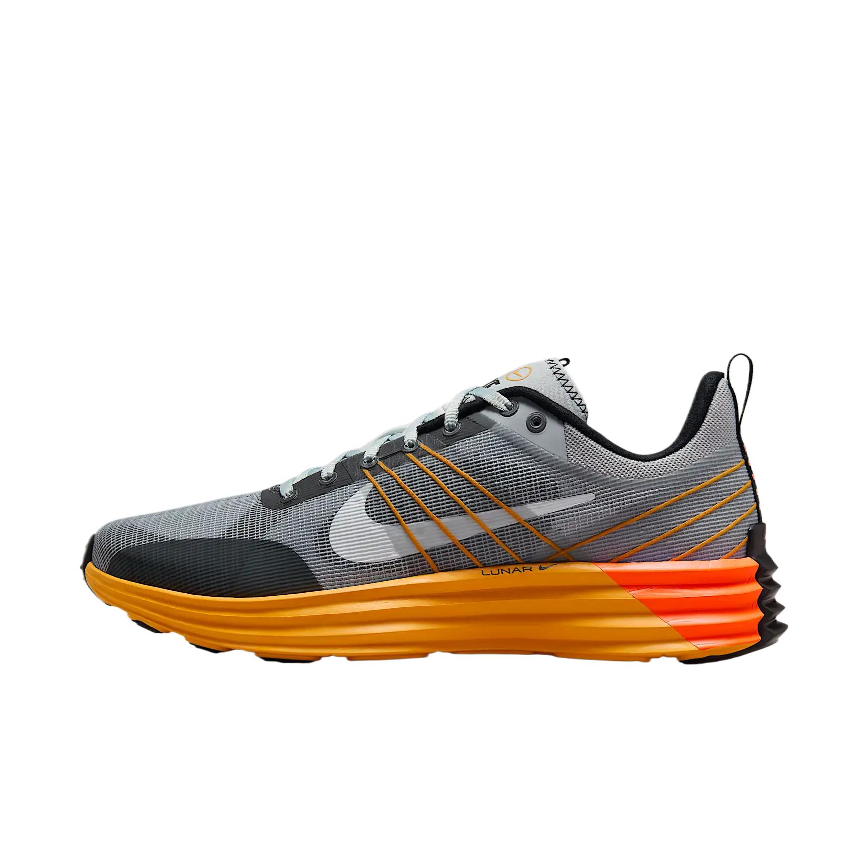 

Nike Кроссовки Lunar Roam Wolf Grey Total Orange University Gold