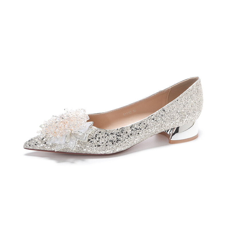 Туфли женские повседневные Women's Casual Shoes Women's Hkcp, серебряный — фото 2