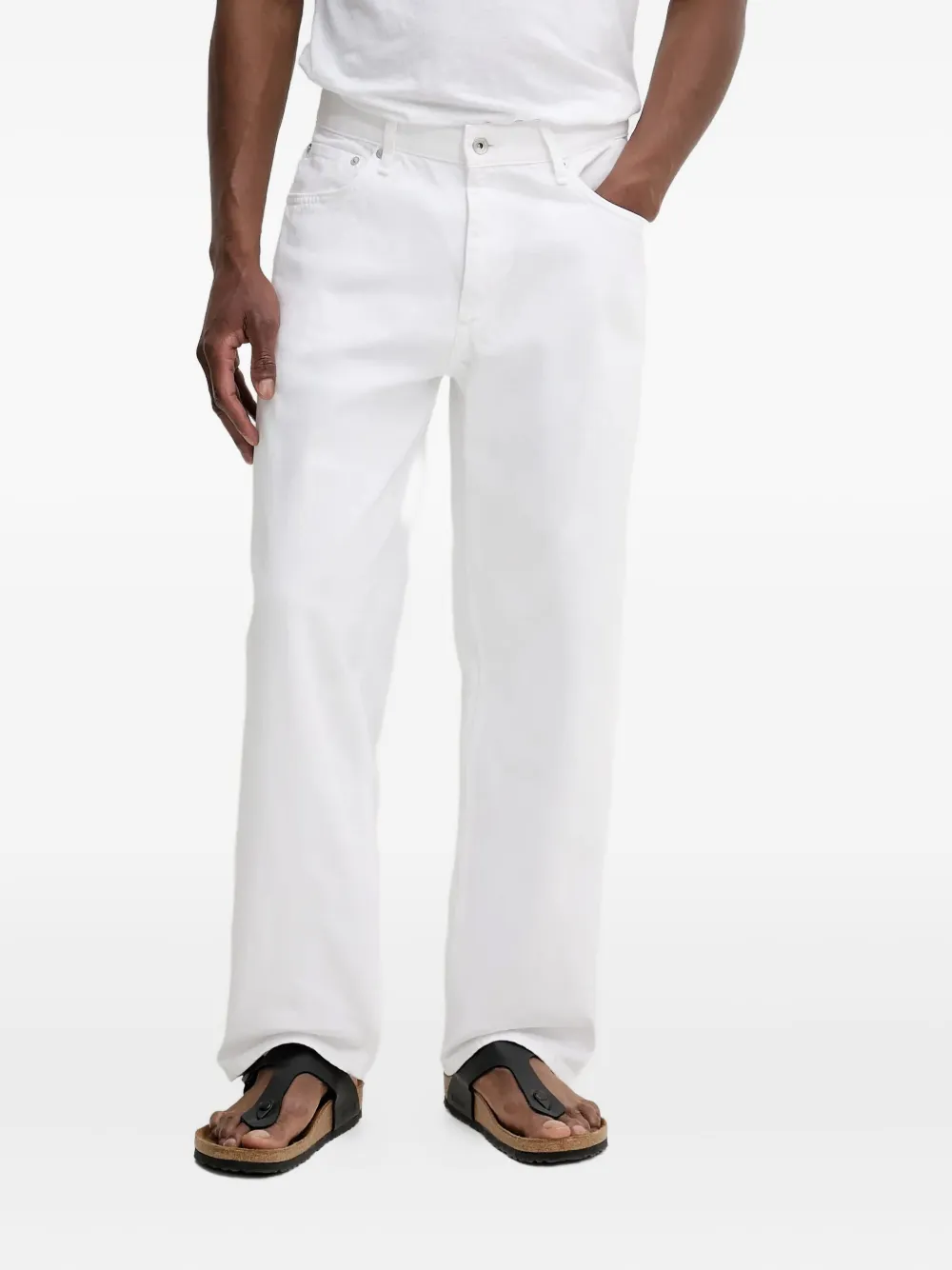 

Джинсы из хлопка rag & bone, белый