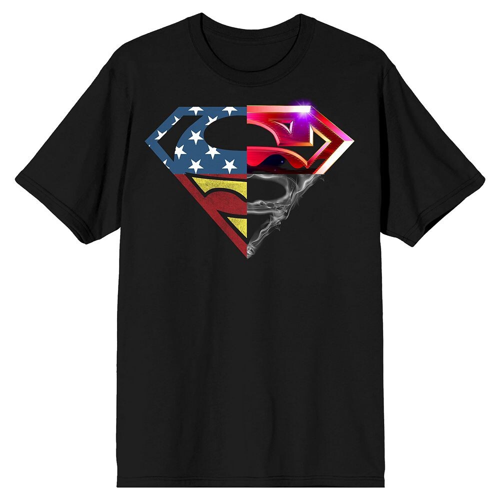 

Мужская футболка с логотипом Superman Four Licensed Character, черный