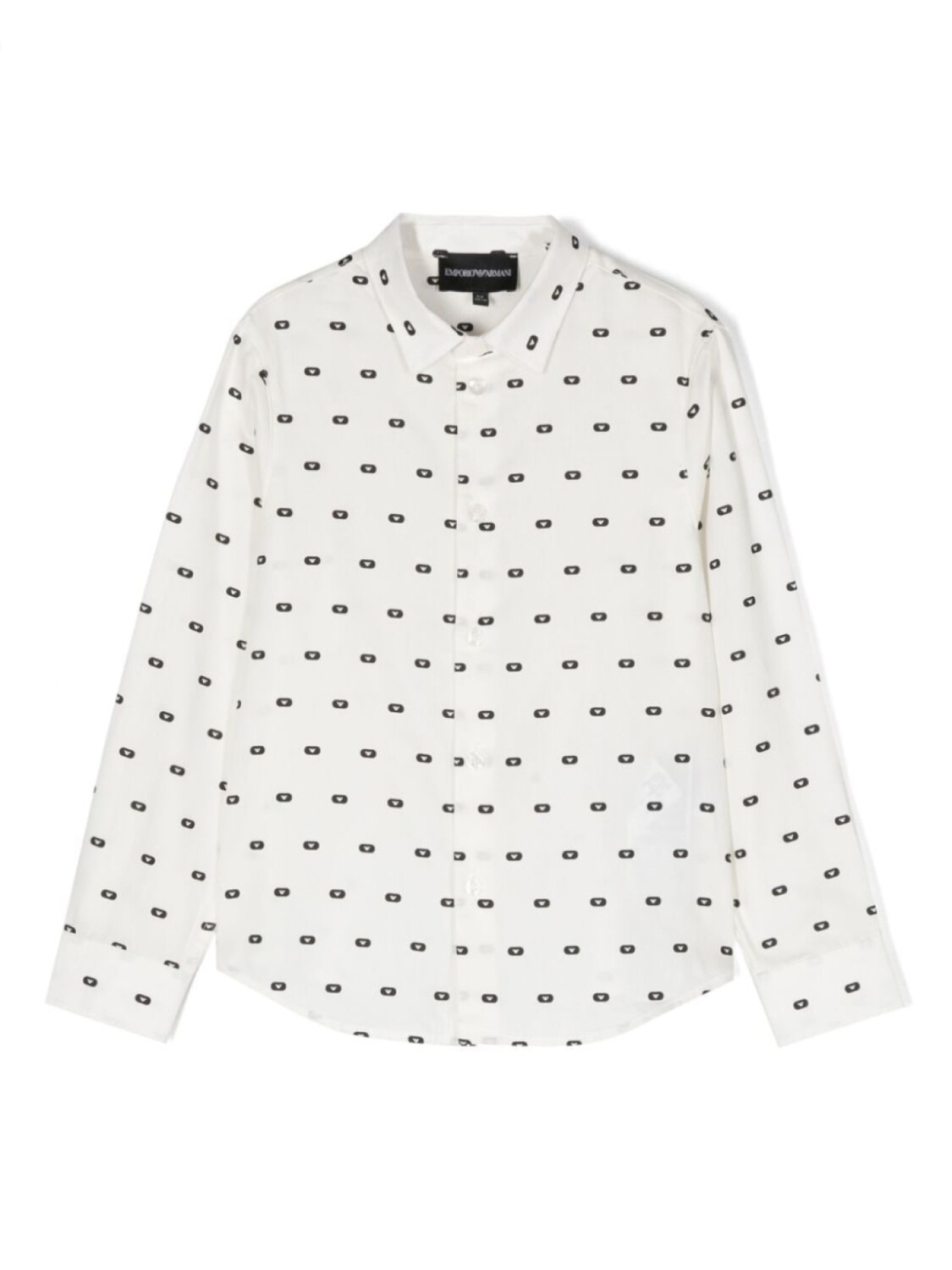 

Рубашка с логотипом Emporio Armani Kids, белый