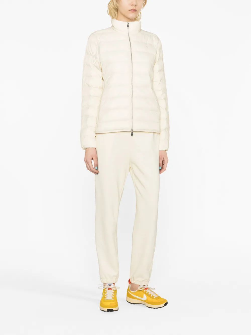 Стеганая куртка с воротником-воронкой POLO RALPH LAUREN, нейтральный — фото 2