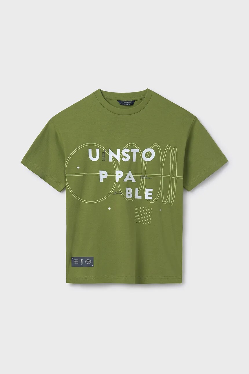 

Футболка из хлопка для детей Mayoral, зеленый