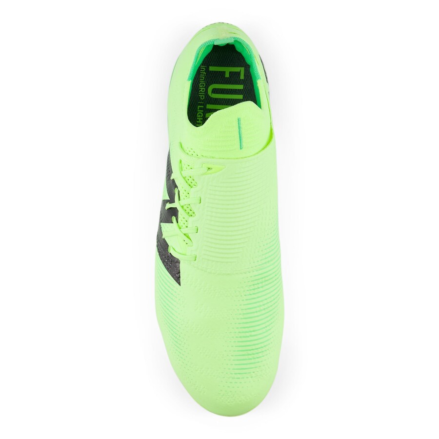 Футбольные бутсы new balance Furon Pro V7+, Grass Green/Light Green — фото 4