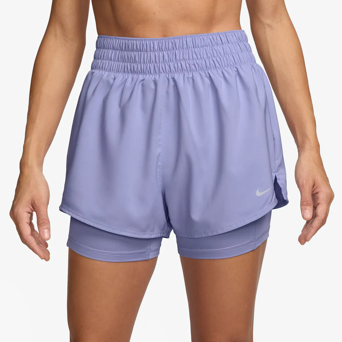 

Женские шорты One 3" 2 в 1 Nike, сиреневый