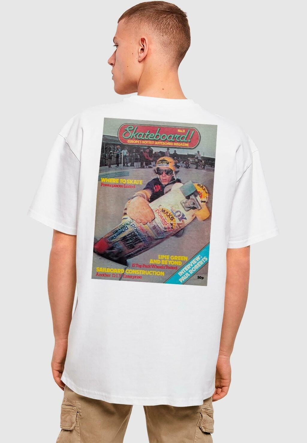 

Футболка с принтом THE SKATEBOARD MAGAZIN COVER NO 11 Merchcode, белый