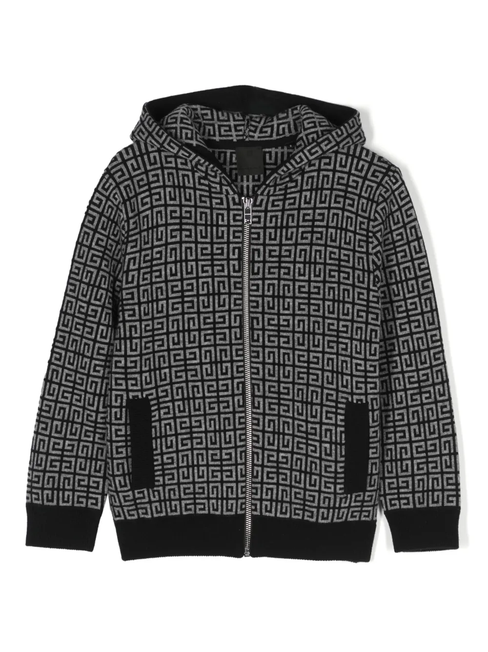 

Трикотажное худи с логотипом 4G Givenchy Kids, черный