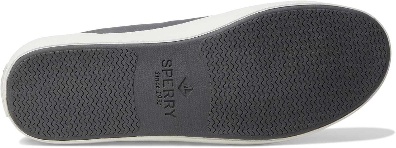 Мужские кожаные кроссовки Sperry Striper, серый — фото 3