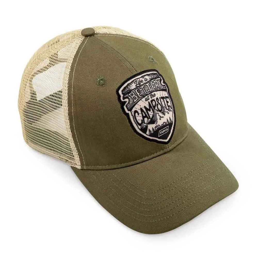 

Кепка Camco Life Is Better At The Campsite, зеленый