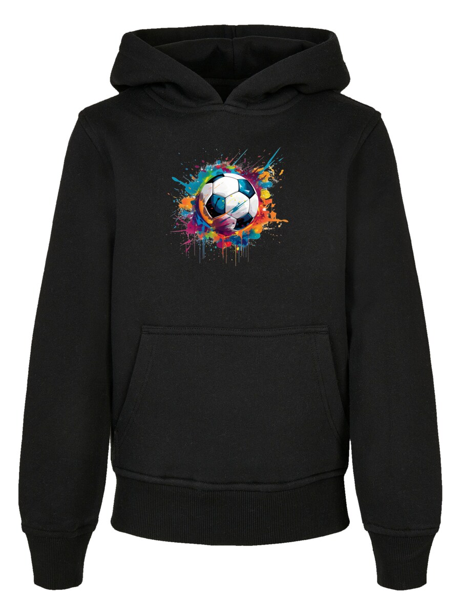 

Толстовка F4NT4STIC Colorful Soccer Ball Graphic Design, черный