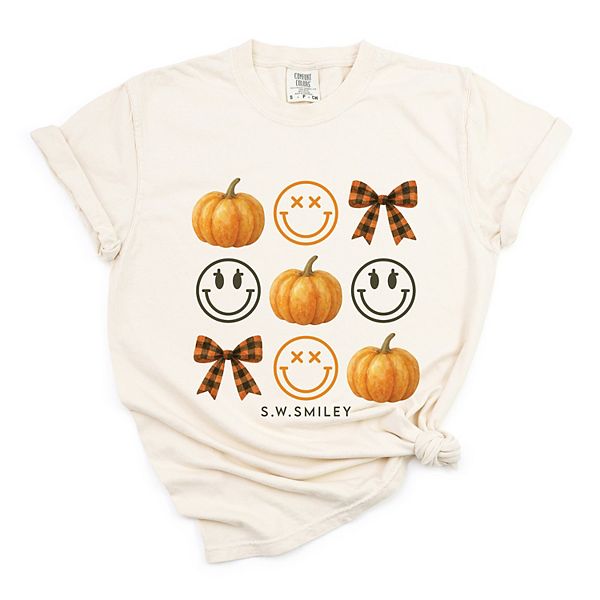 

SWSmiley pumpkin coquette chart - футболка с принтом, окрашенная в стиле garment dyed Simply Sage Market, Ivory, Зеленый, SWSmiley pumpkin coquette chart - футболка с принтом, окрашенная в стиле garment dyed Simply Sage Market, Ivory