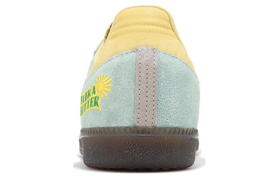 Adidas originals Samba Обувь для скейтбординга унисекс, Green/Yellow — фото 4