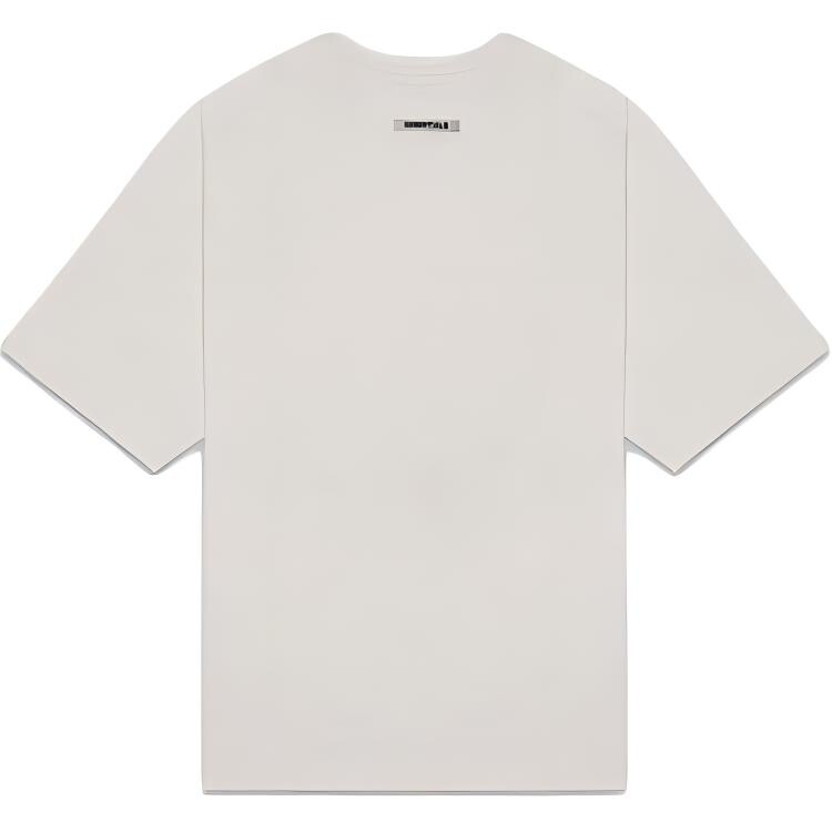 Футболка Ss20 мужская овсяная Fear Of God Essentials, светло-бежевый — фото 2
