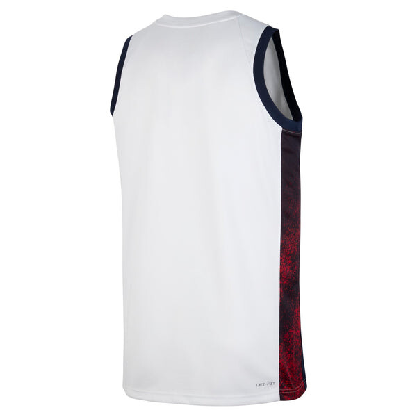 Футболка usab olympics 24 limited home баскетбольная майка Nike, белый — фото 3