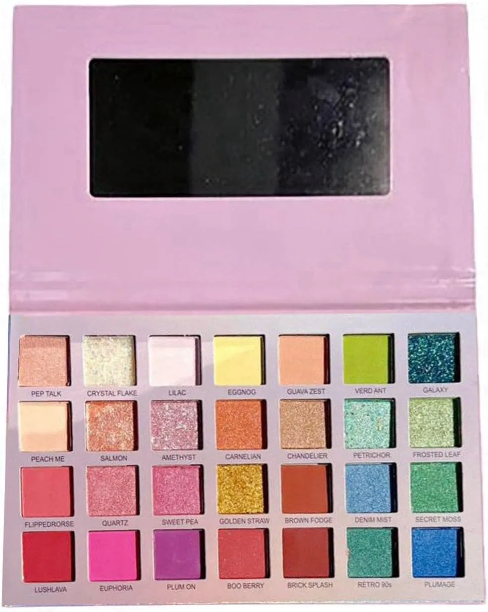 Палетка теней для век 28 цветов Glitter, Generic, 223 г