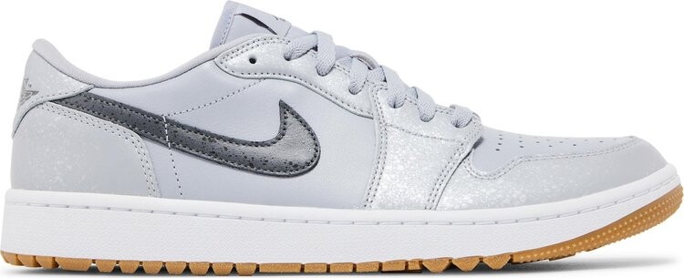 

Кроссовки Air Jordan 1 Low Golf 'Wolf Grey Gum', серый