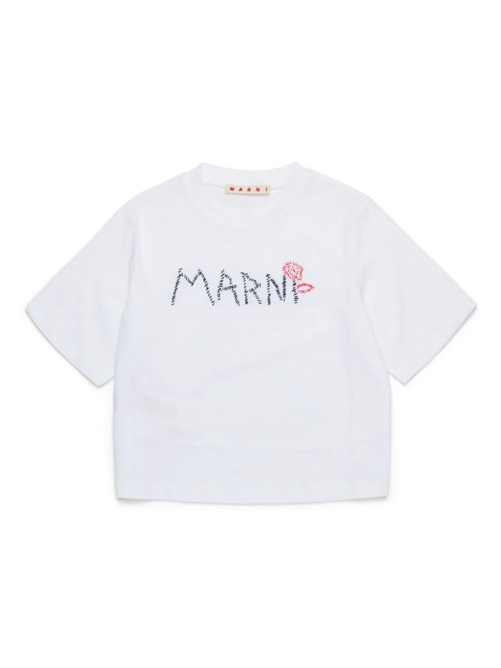 

Футболка Mending Marni Kids, белый