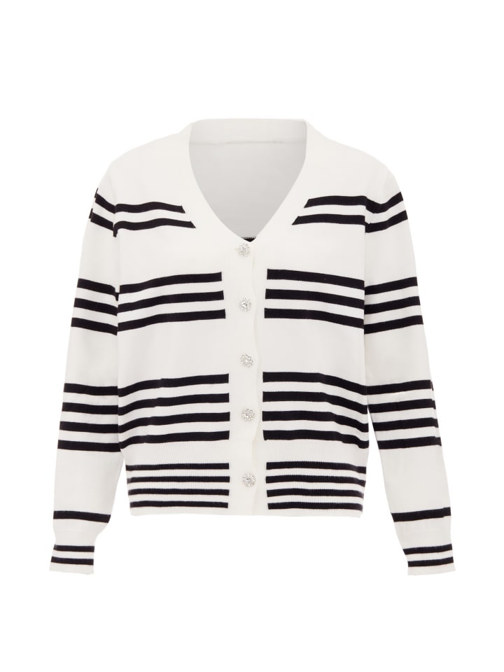 

Женский кардиган в белом и черном цветах Usha