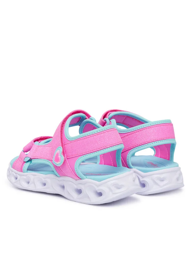 Skechers Сандалии Heart Lights Сандалии 303114L/PKTQ розовые — фото 3