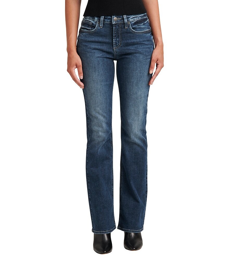 

Джинсы с пышной юбкой с высокой посадкой Silver Jeans Co., синий
